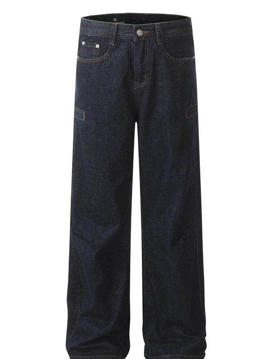 Men's Wide Leg Jeans - Tredona LLC