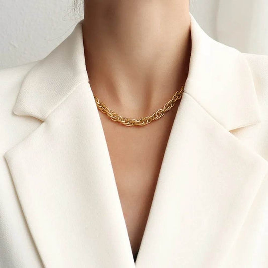 Titanium Steel Chain Necklace - Tredona LLC