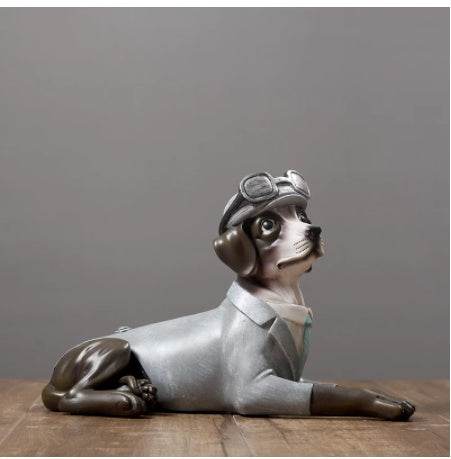 Creative Home Living Room Hallway Dog Model Decoration - Tredona LLC