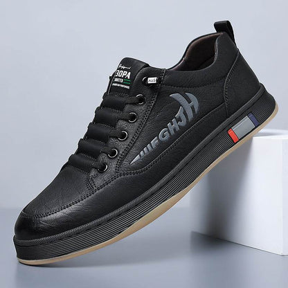 New Breathable All-matching Casual Men's Leather Shoes - Tredona LLC