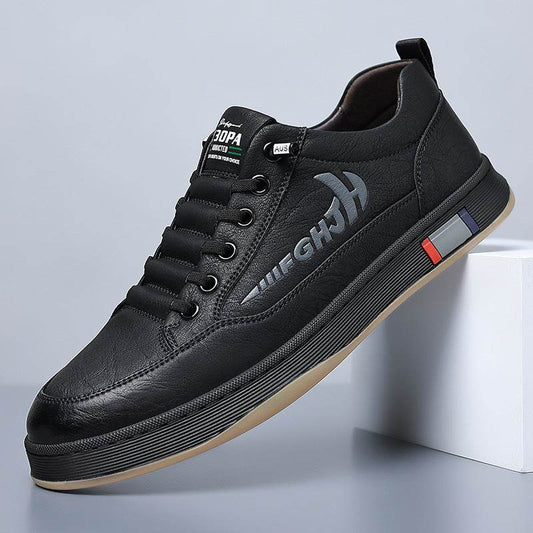 New Breathable All-matching Casual Men's Leather Shoes - Tredona LLC