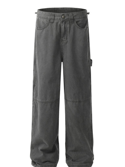 Men's Cargo Wide-Leg Jeans - Tredona LLC