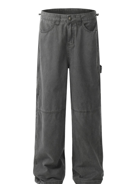 Men's Cargo Wide-Leg Jeans - Tredona LLC
