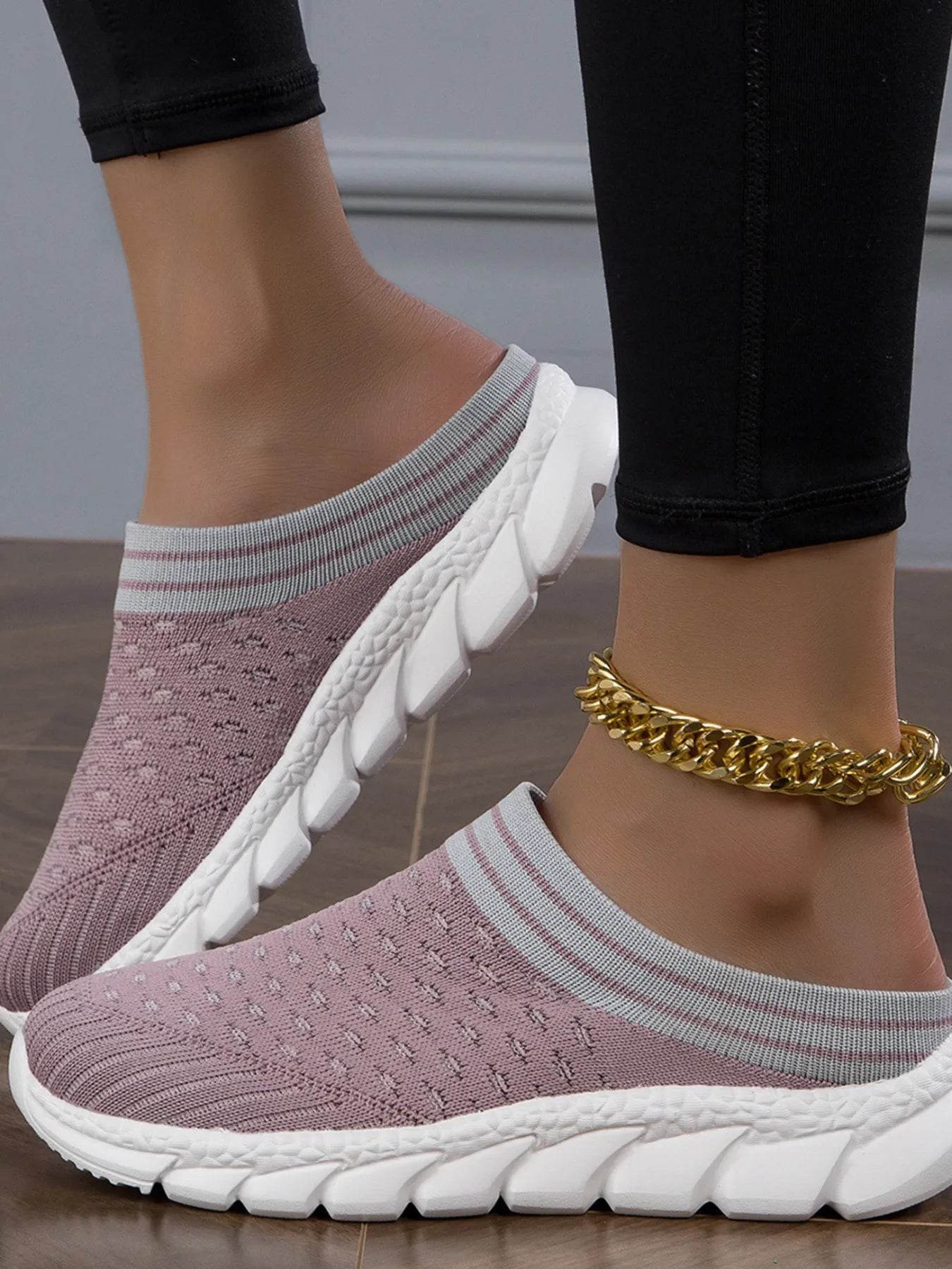 Breathable Mesh Slip-On Sneakers - Tredona LLC