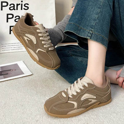 Contrast Flat Sneakers - Tredona LLC