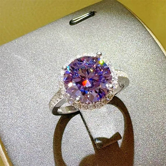 3 Carat Moissanite Zircon 925 Sterling Silver Ring - Tredona LLC