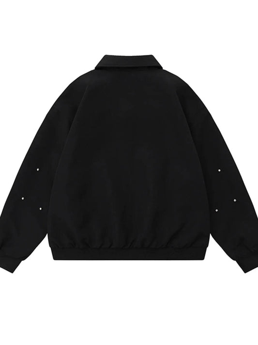 Men's Zip Up Long Sleeve Jacket - Tredona LLC