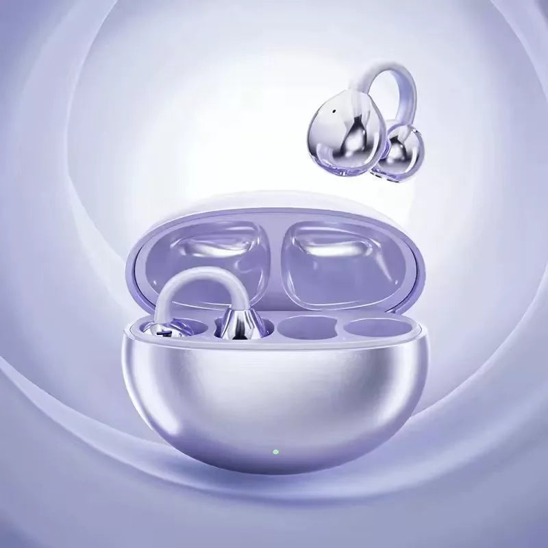 Bluetooth Earphone Open Ear Clip Intelligent Real-time AI Translation 134 Languages Office Travel Wireless Translate Earphone