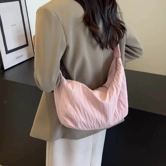 Pleated Dumpling Crossbody Bag - Tredona LLC
