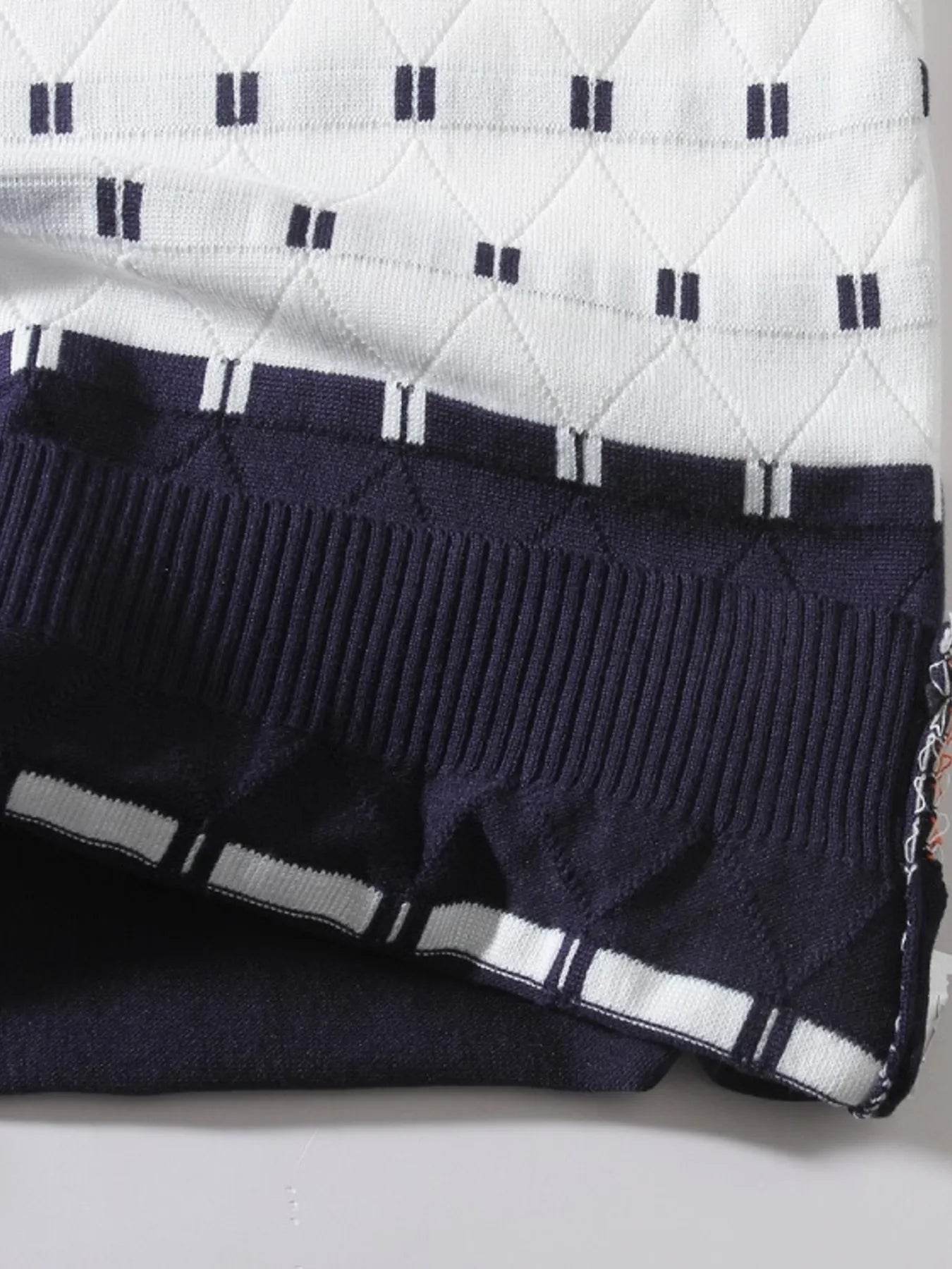 Men's V-Neck Long Sleeve Sweater - Tredona LLC