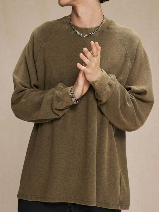 Men's Round Neck Long Sleeve T-Shirt - Tredona LLC