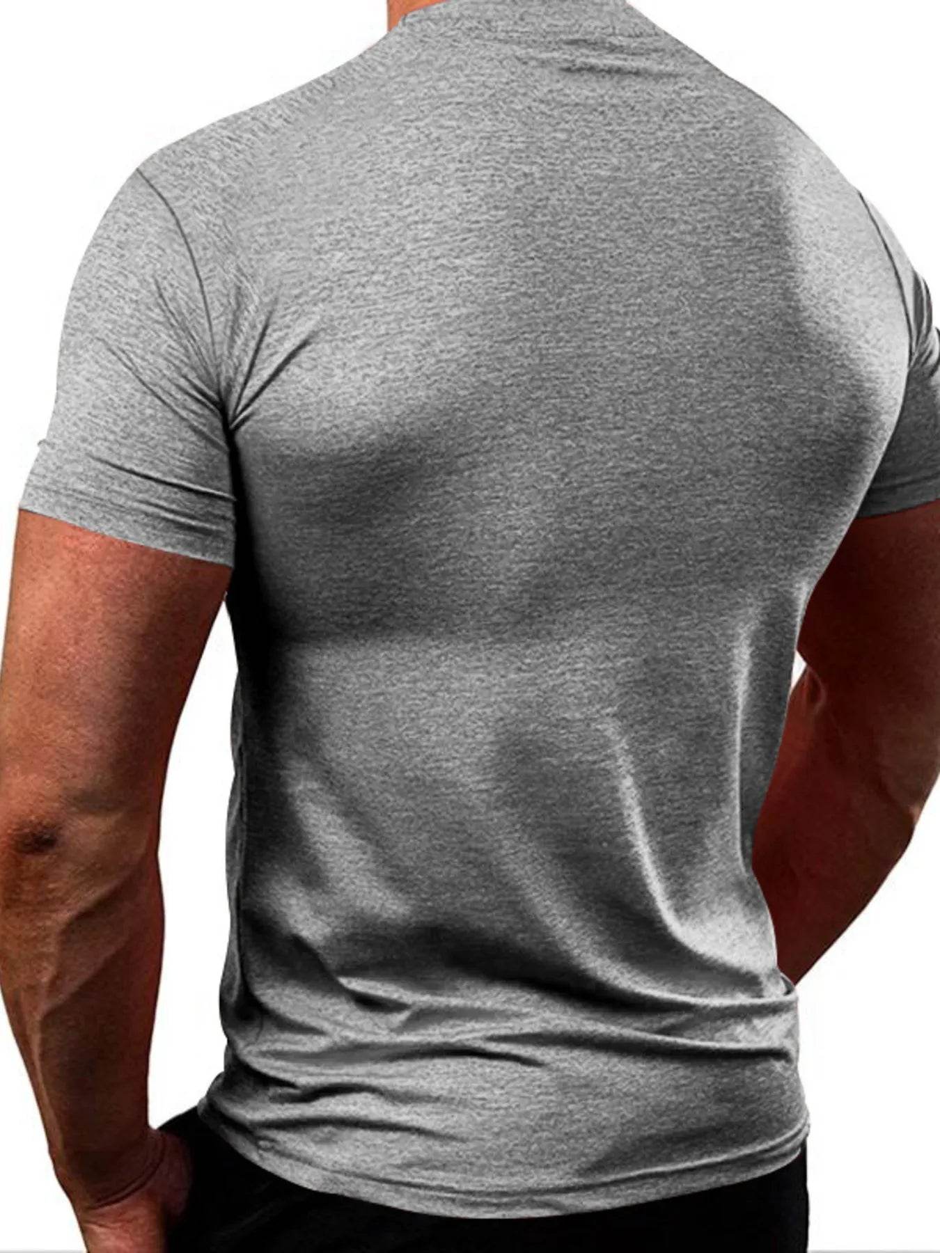 Men's Full Size Round Neck Short Sleeve T-Shirt Plus Size - Tredona LLC