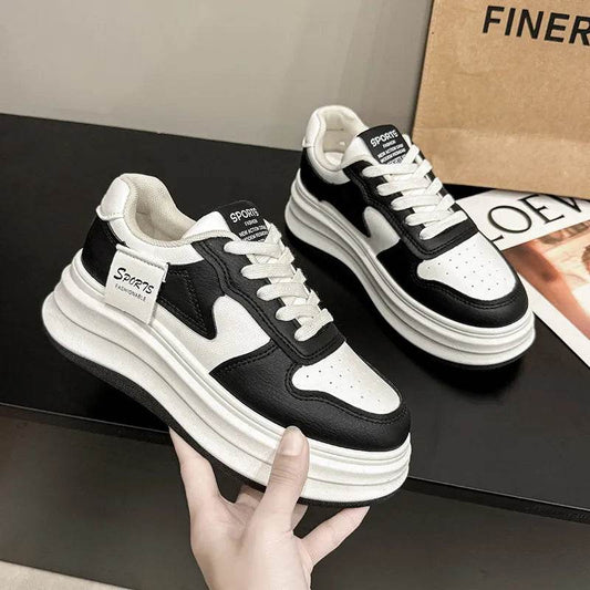 Contrast Platform Sneakers - Tredona LLC