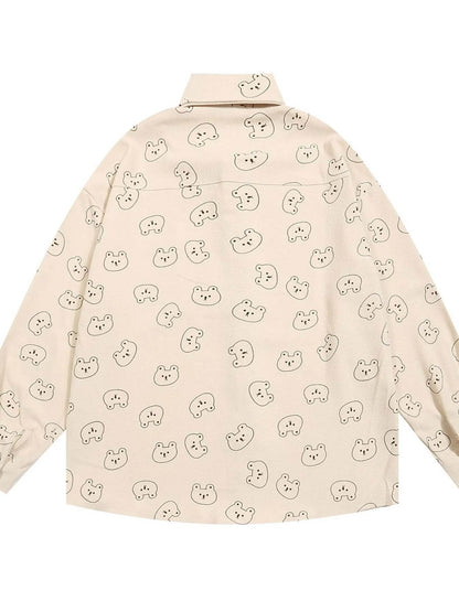 Men's Printed Button-Up Shirt - Tredona LLC