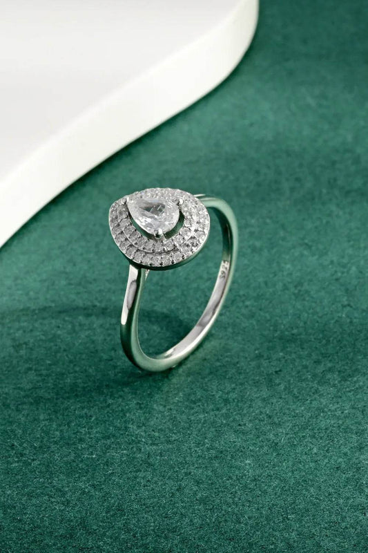 925 Sterling Silver Inland Zircon Ring - Tredona LLC