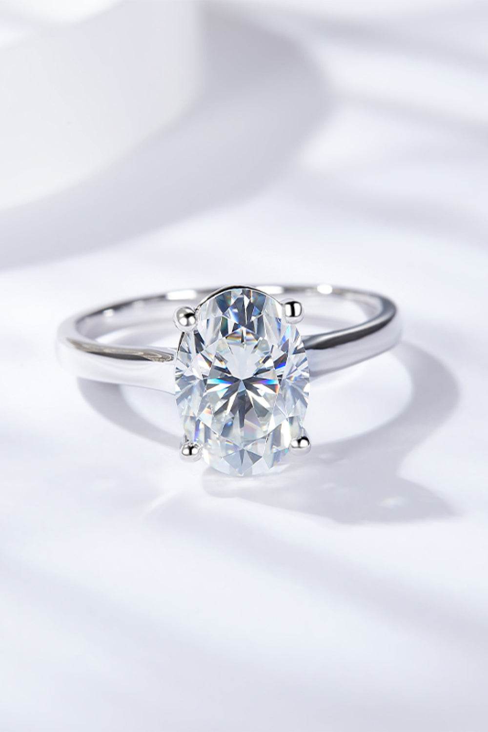 2.5 Carat Moissanite Solitaire Ring - Tredona LLC