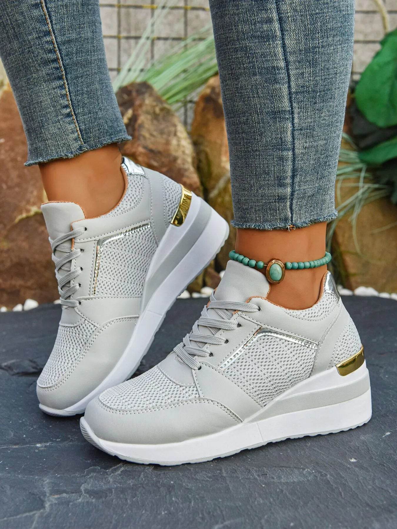 Comfort Breathable Mesh Sneakers - Tredona LLC