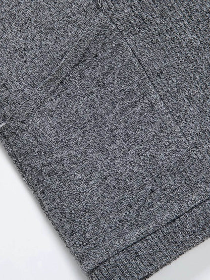 Men's Plus Size Open Front Long Sleeve Knit Cardigan - Tredona LLC