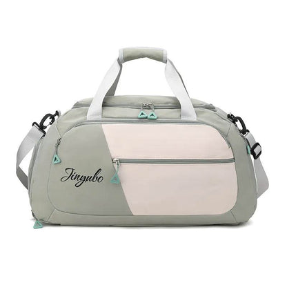 Contrast Nylon Travel Bag - Tredona LLC