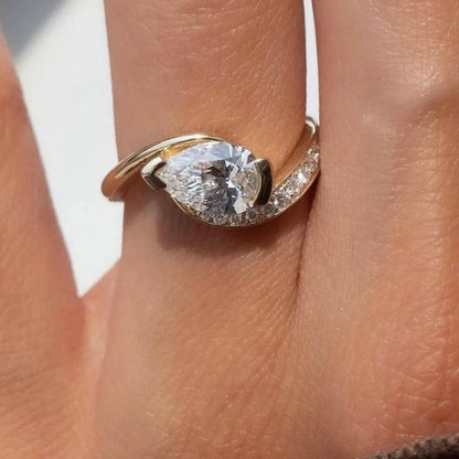 1.5 Carat Moissanite 925 Sterling Silver Ring - Tredona LLC