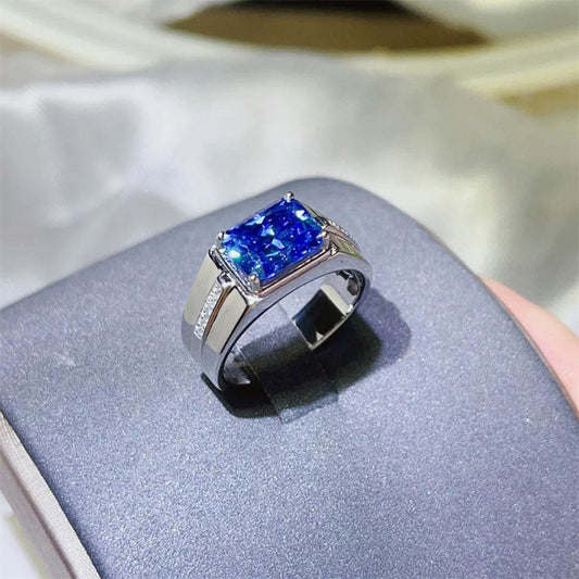 2 Carat Moissanite 925 Sterling Silver Ring - Tredona LLC