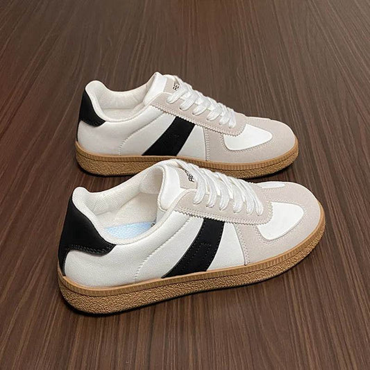 Contrast Flat Sneakers - Tredona LLC