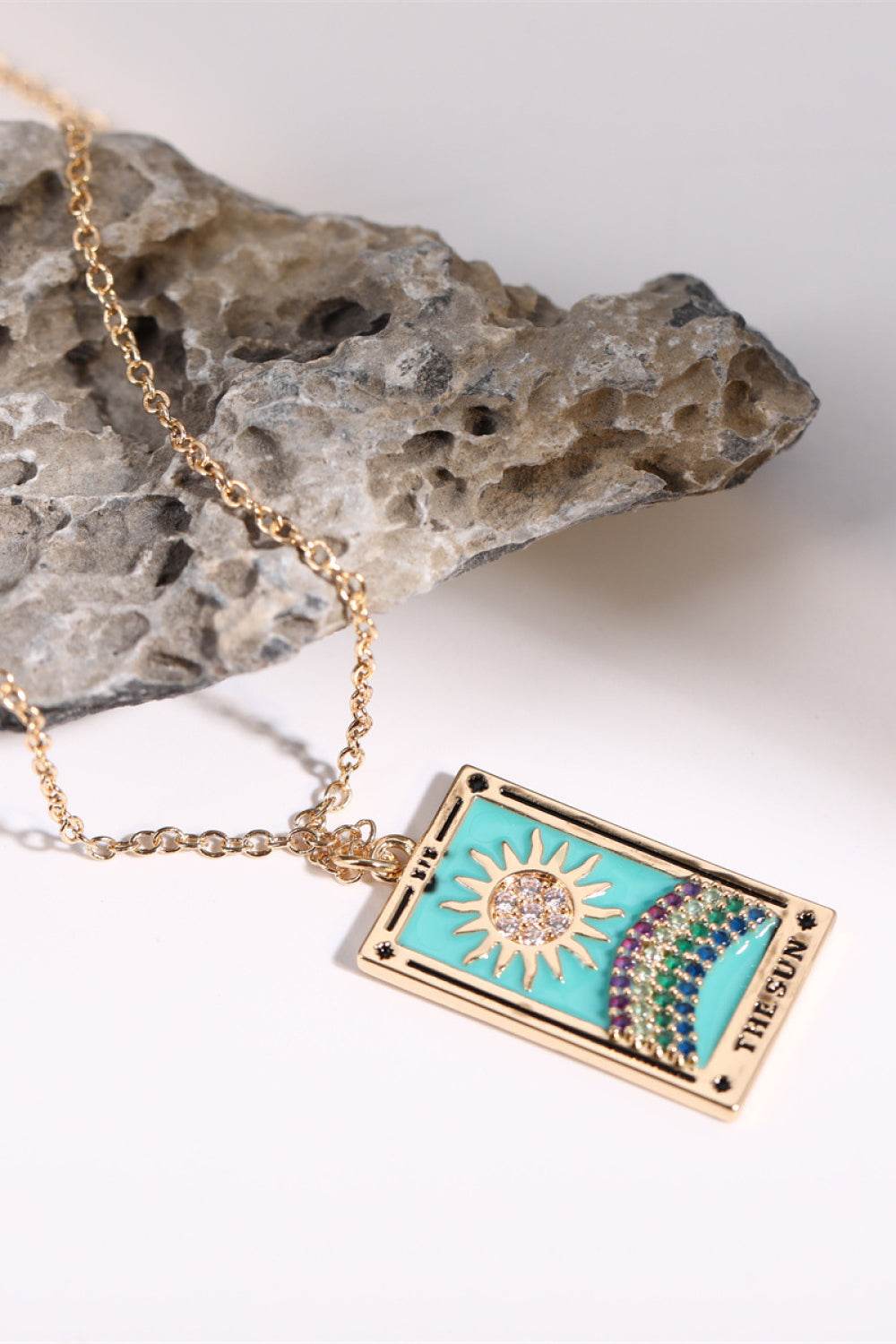 Tarot Card Pendant Stainless Steel Necklace - Tredona LLC