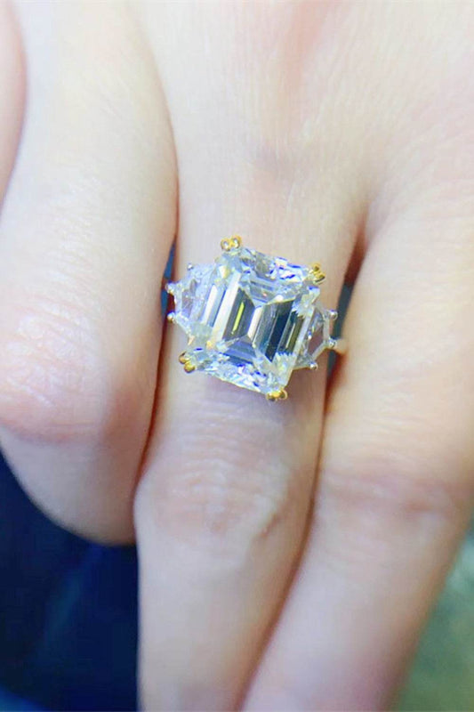 5 Carat Moissanite 925 Sterling Silver Ring - Tredona LLC