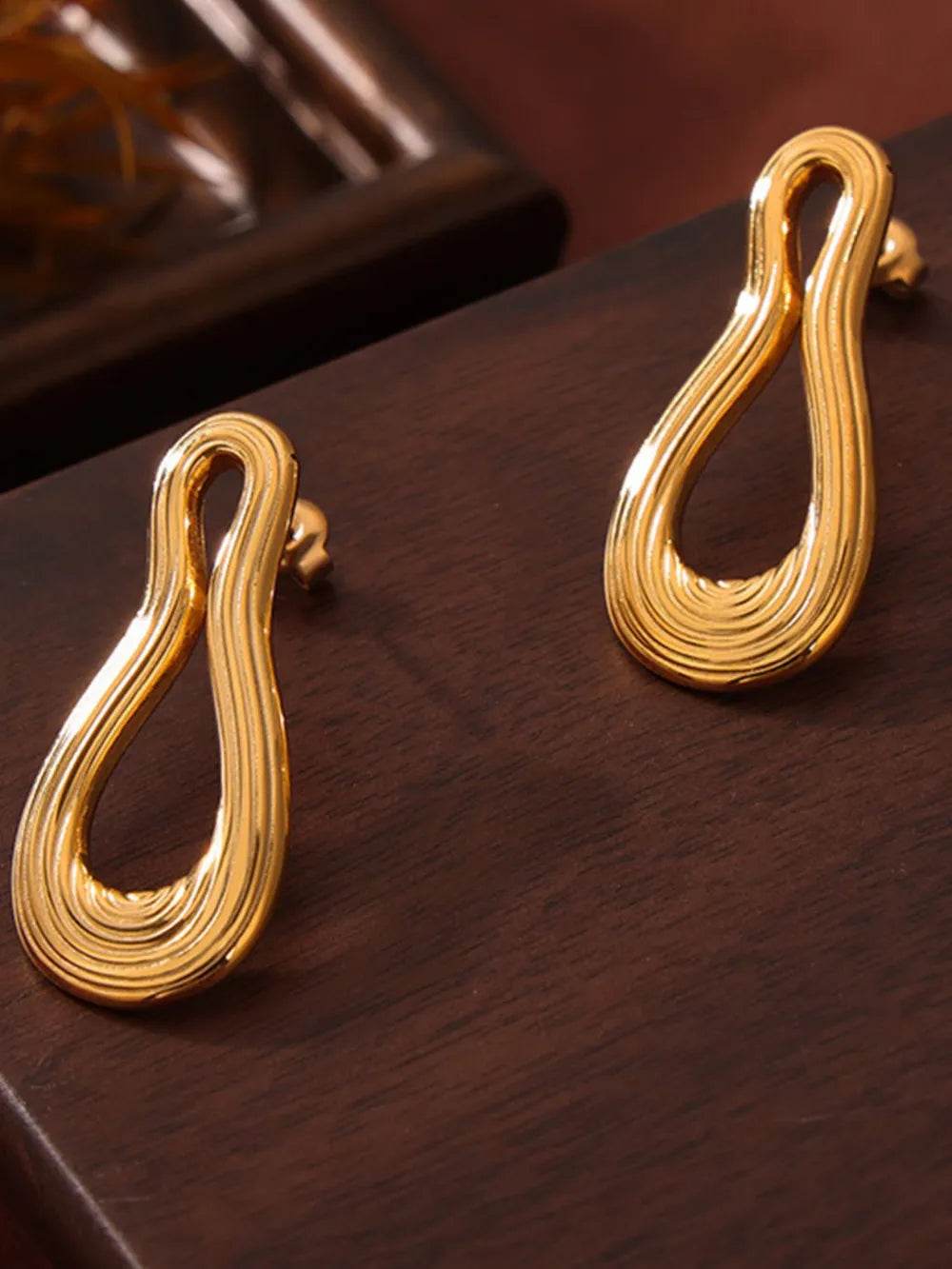 Titanium Steel Geometric Shape Earrings - Tredona LLC