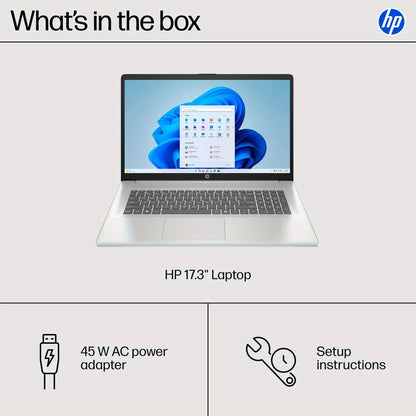 HP 17 Business Laptop,17.3" HD Touchscreen,AMD Ryzen 5 7430U,64GB ‎DDR4 RAM,4TB SSD,AMD Radeon Graphics,Wi-Fi 6,Windows 11 Home
