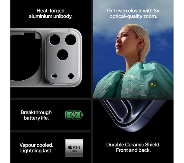 Apple iPhone 17 Pro Max Deep Blue: 256GB, A19 Pro Chip, 6.9-inch XDR Display