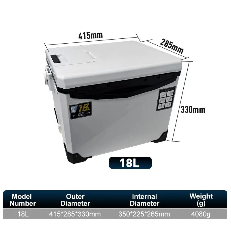 10L 18L 22L 32L 48L Fishing Cooler Box Tackle Box Outdoor Tank Case Gear Tools Fish Storage Sea Fishing With Portable Air Holes