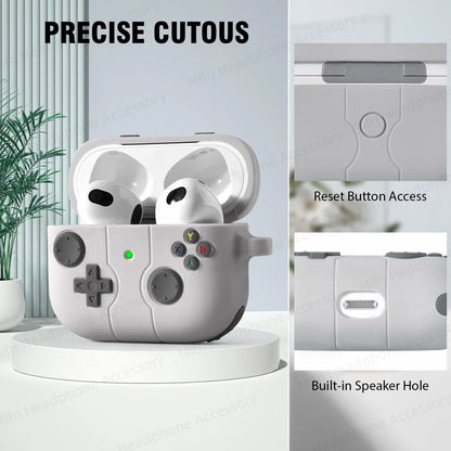 for airpods 4th/airpods 3rd （2024/2021）Case with keychain silicone Cartoon shockproof cases for 2025new airpods pro 3 earphone