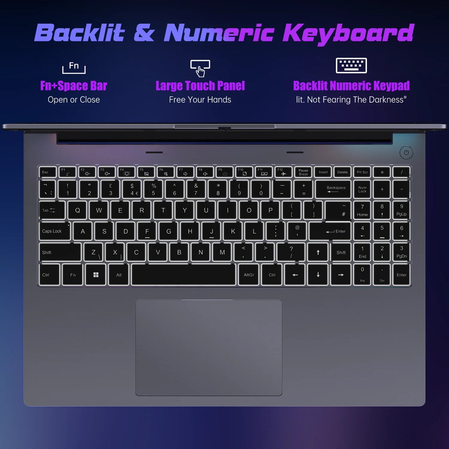 كمبيوتر محمول ACEMAGIC للألعاب بشاشة 16 بوصة عالية الدقة، معالج AMD Ryzen 7 7735HS، ذاكرة وصول عشوائي (RAM) سعة 16 جيجابايت، ومحرك أقراص SSD سعة 512 جيجابايت، ونظام تشغيل Windows 11 Pro، ولوحة مفاتيح بإضاءة خلفية، وواي فاي 6، وتقنية BT5.2