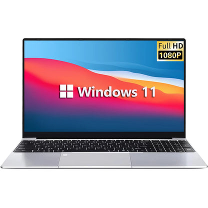 Windows 11 Pro 15.6" Laptop Computer Intel Celeron N4000 16GB DDR 1TB SSD Laptops Office Computer PC Fingerprint Unlock Notebook