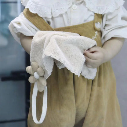 2025 New Dirt Resistant Hand Towel Flower Bear Children's Hand Washing And Cleaning Soft Quick Drying Small Towel Handkerchief
