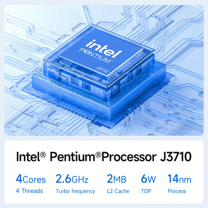 15.6 Inch Laptop J3710 8GB RAM 256GB SSD Windows 11  For Students And Business