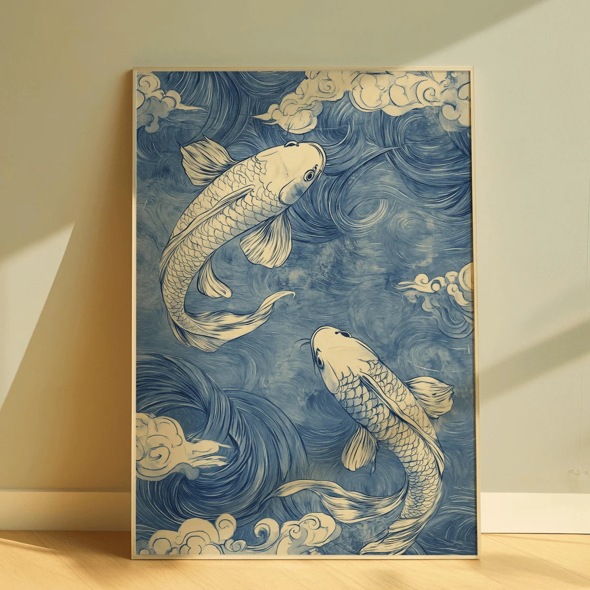Japanese Red Koi Fish Canvas Prints Poster Modern Minimalism Aesthetic Art Prints Bedroom Kitchen Home Decor Art Poster Gifts