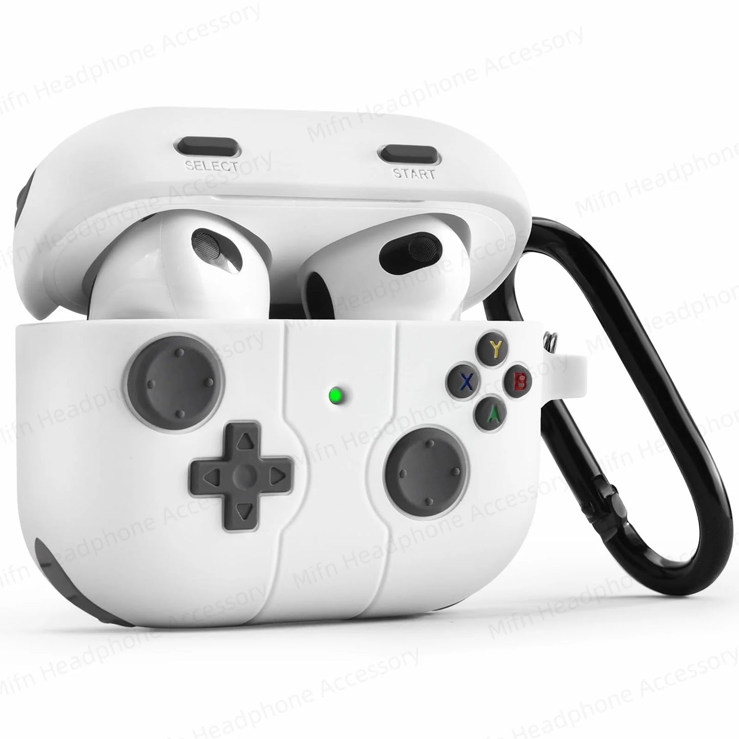 for airpods 4th/airpods 3rd （2024/2021）Case with keychain silicone Cartoon shockproof cases for 2025new airpods pro 3 earphone