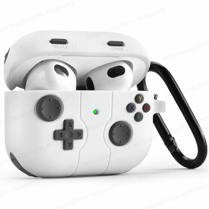 for airpods 4th/airpods 3rd （2024/2021）Case with keychain silicone Cartoon shockproof cases for 2025new airpods pro 3 earphone