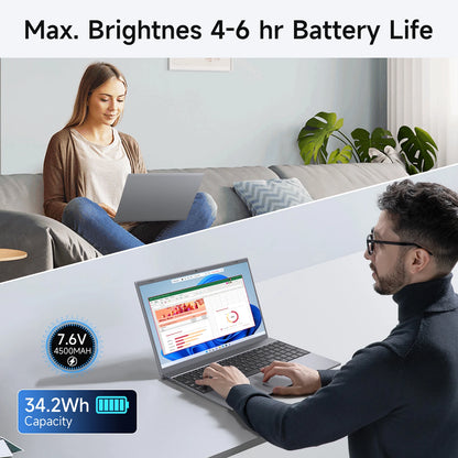 15.6 Inch Laptop J3710 8GB RAM 256GB SSD Windows 11  For Students And Business