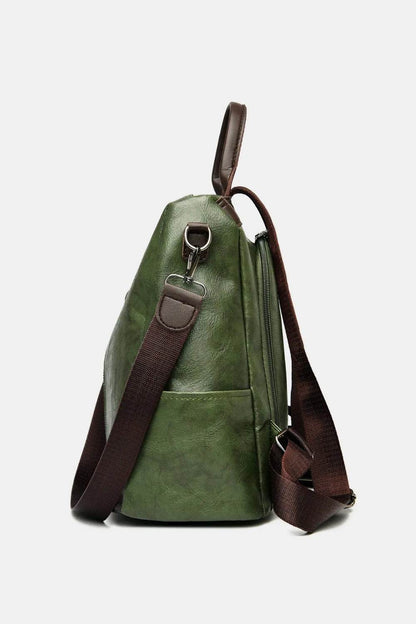 PU Leather Backpack Bag - Tredona LLC