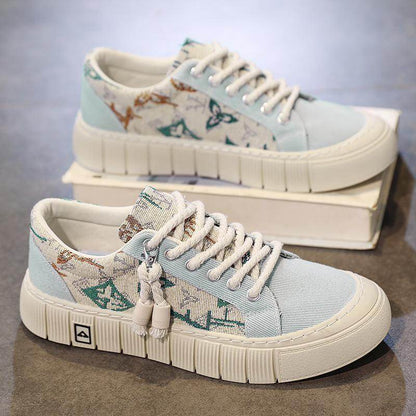 Trendy Wild Four Seasons Canvas Sneakers - Tredona LLC