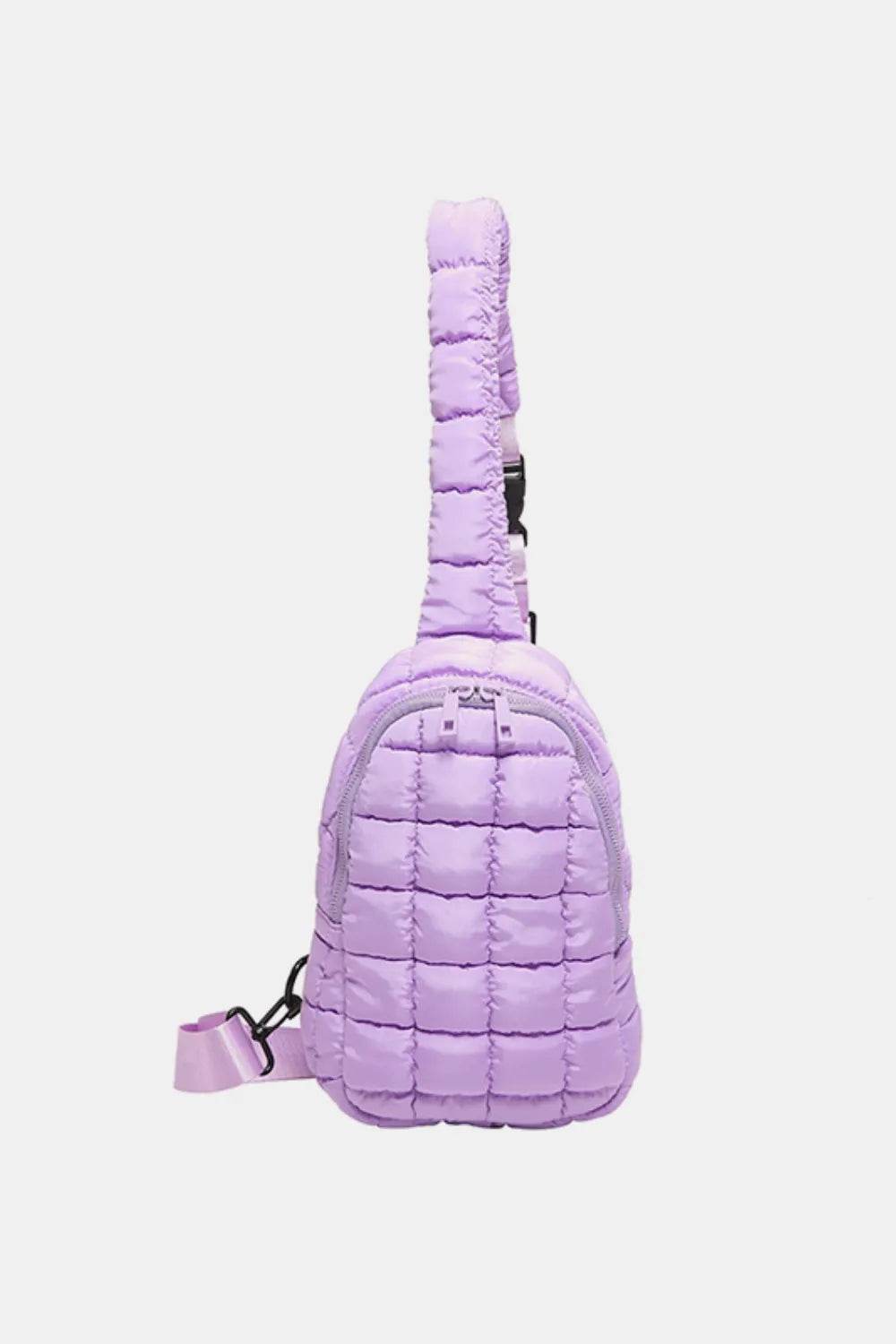 Quilted Nylon Crossbody Bag - Tredona LLC