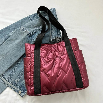 Polyester Tote Bag with Zipper - Tredona LLC