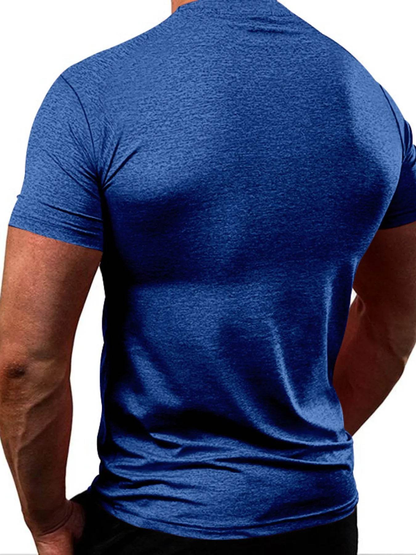Men's Full Size Round Neck Short Sleeve T-Shirt Plus Size - Tredona LLC