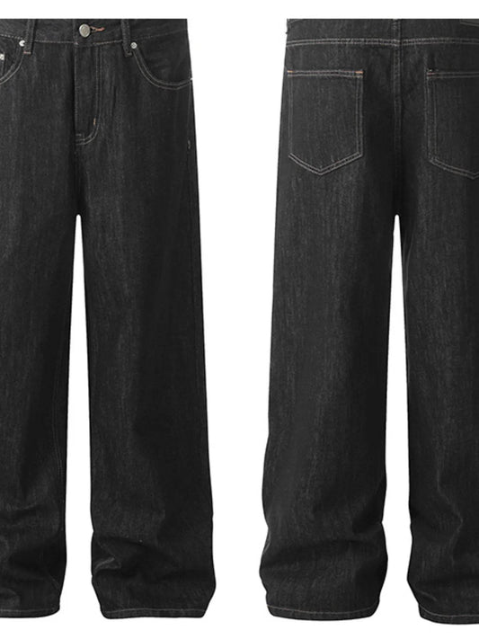 Men's Wide Leg Jeans - Tredona LLC