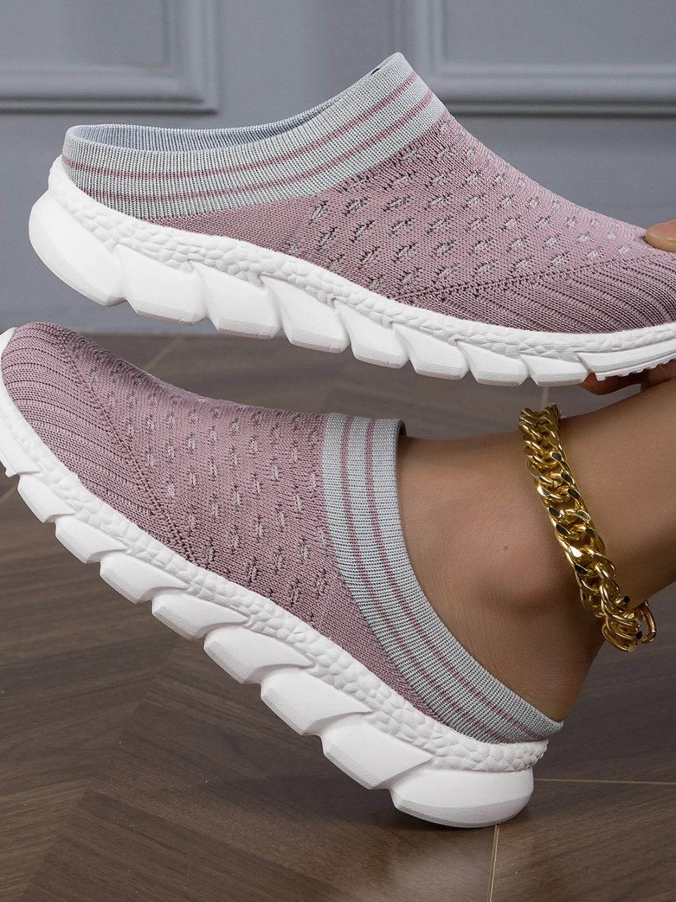 Breathable Mesh Slip-On Sneakers - Tredona LLC