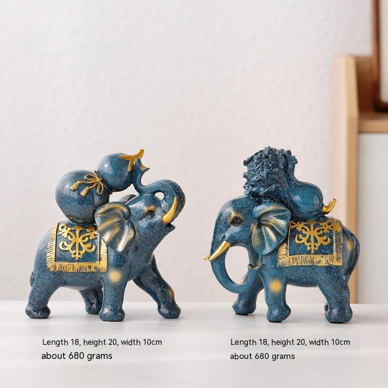 Home Ornament Elephant Decoration Living Room Wine Cabinet - Tredona LLC