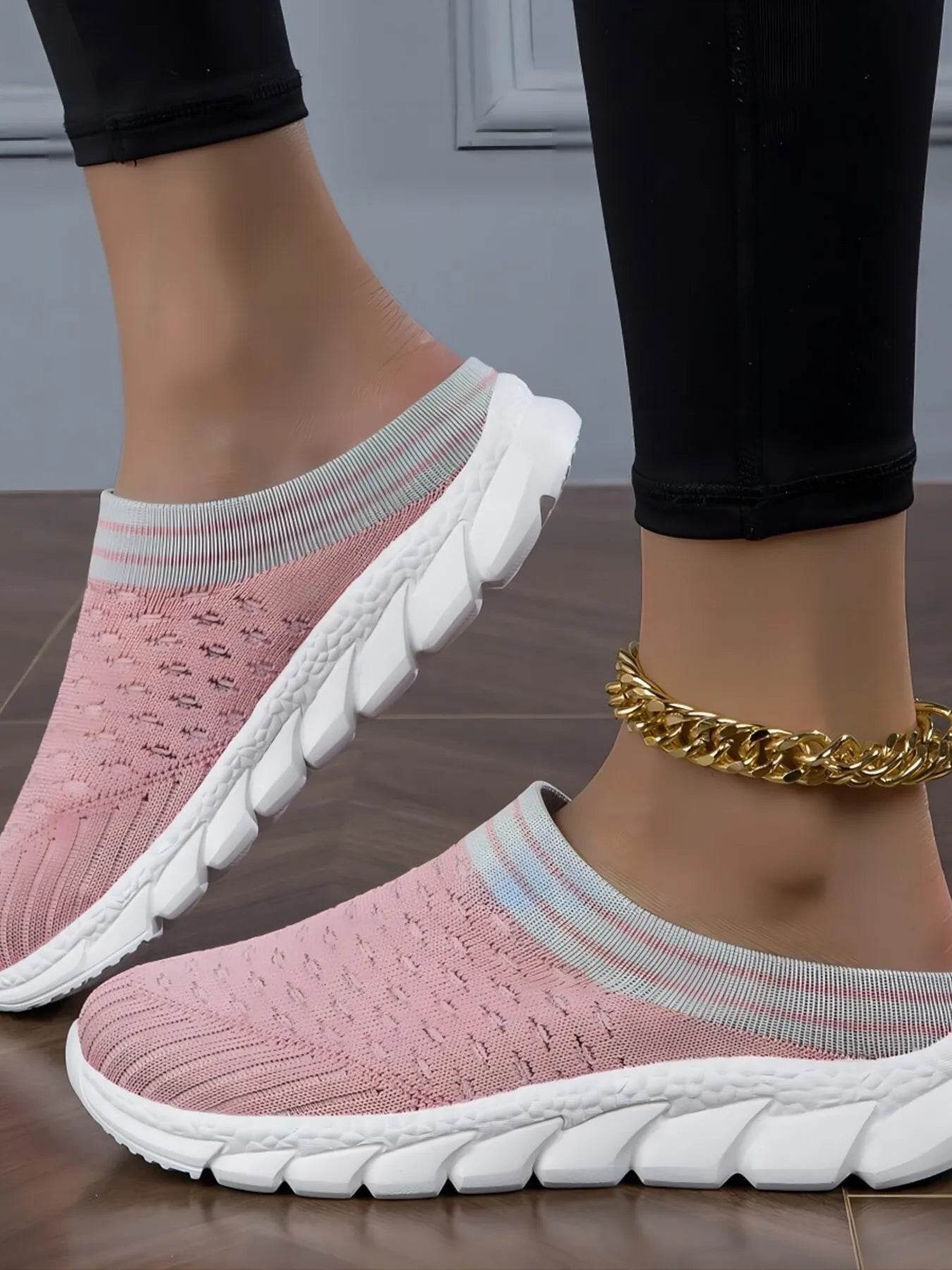 Breathable Mesh Slip-On Sneakers - Tredona LLC